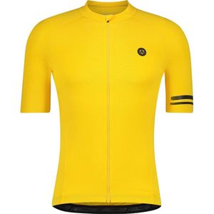 AGU Solid Fietsshirt Trend Heren - Geel - M