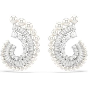 Swarovski - Ariana Grande x Swarovski - Oorhangers - Wit - Rodium Toplaag