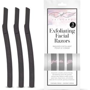 Exfoliërende Gezichtsscheermessen voor een Gladdere Huid - 3-pack Dermaplaning Tool