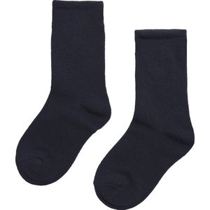 iN ControL 6pack effen sokken - Donker Blauw - maat 15/17
