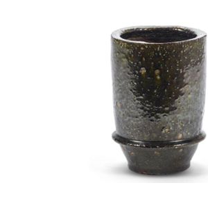 Serax Bloempot-Plantenbak Dune Kelly Wearstler Groen-Donker Groen D 18 cm H 26 cm