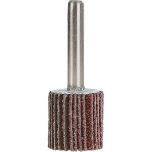 GEKO Flapwiel - P80 korrel - 20x20 mm - 6 mm as - Voor boren en slijpers