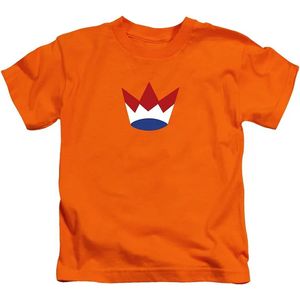 Kroon van NL Koningsdag - T-Shirt Kinderen - Oranje - Maat 134_140