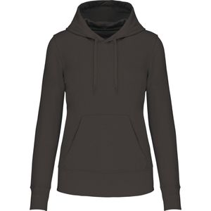 Kariban Ecologische damessweater met capuchon K4028 - Dark Grey - L
