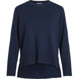 Vila - Viostria O-neck Knit Top-noos - Trui - Navy Blazer