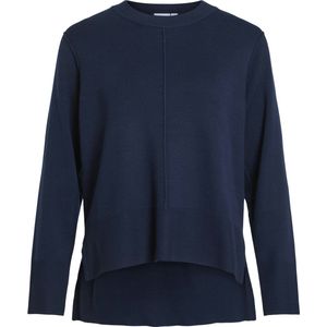Vila - Viostria O-neck Knit Top-noos - Trui - Navy Blazer