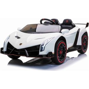 Lamborghini Veneno Wit 2-zits | 12V Kinderauto