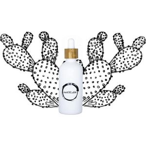 Cactusvijgolie - glazen pipet flesje 10ml (plasticvrij verpakt) - vegan - dierproefvrij en zonder chemische toevoegingen - cactusvijg huidolie