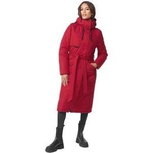 Dames Langen Winterjas met Teddybont en Capuchon