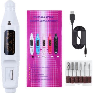 Witte Nail Pen, USB Nagelfrees, 20.000–30.000 RPM