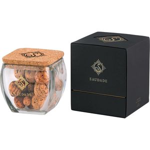 SAUDADE - Exclusieve geurverspreider van kurk - zwarte orchidee