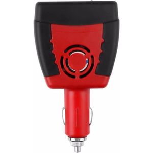 12 volt stopcontact voor de auto: metallic sigarettenaansteker, stopcontact, 3-voudig, max. 360 W, Double QC3.0 USB 12 V stopcontact, USB-autostopcontact, 12 V, verlengkabel, 2 m met schakelaar, 15 A