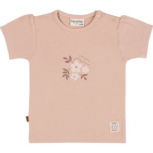Frogs and Dogs - T-shirt Bloom SS | Rose Smoke - Katoen - Maat 68
