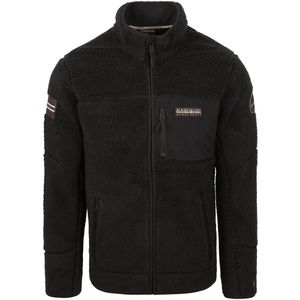 Napapijri - Yupik Fz 3 - Fleecehoodie - Zwart