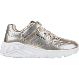 Skechers Uno Lite - Chrome Steps Meisjes Sneakers - Goud - Maat 27