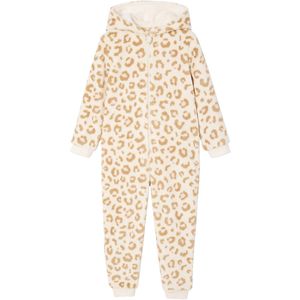 Vertbaudet - Jumpsuit - Luipaardprint - Meisjespyjama - Sherpa