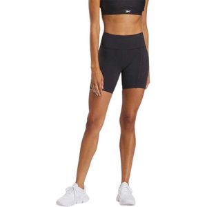 Reebok - Lux High - Korte Leggings - Zwart - Nauwsluitende Pasvorm, RBK-DRY Vochtafvoerende Stof