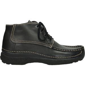 Wolky Shoe > Heren > Comfortschoenen Roll Moc Men zwart leer