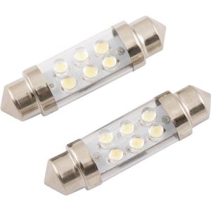 LED Buislampje - 12V - 5W - Set van 2 Stuks - 38 mm