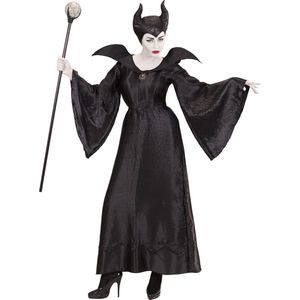 Widmann - Heks & Spider Lady & Voodoo & Duistere Religie Kostuum - Maleficent Dragula - Vrouw - Zwart - Small - Halloween - Verkleedkleding