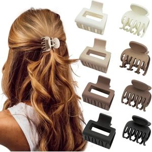 Set 8 Haarklemmen - Bruin - Zwart - Beige - Taupe - Goede Kwaliteit - Perfect Als Cadeau - Haaraccessoires