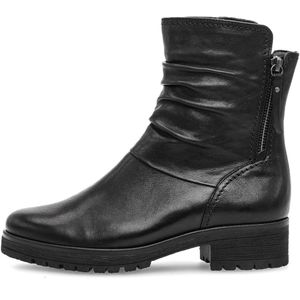 Gabor 092 Enkellaarsjes - Enkelboots met rits - Dames - Zwart - Maat 42,5