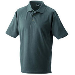 James and Nicholson Heren Medium Pique Polo (Donkergrijs)