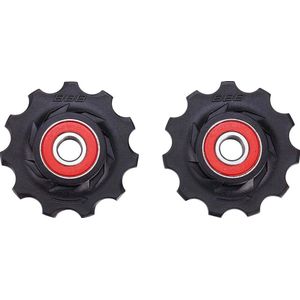 BBB Cycling Derailleurwieltjes RollerBoys Ceramic - Compatibel met Campagnolo, Shimano & SRAM - Zwart - 11T - BDP-12