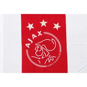 VlagDirect - Offici�ële AFC Ajax vlag - Ajax Amsterdam vlag - 90 x 150 cm.