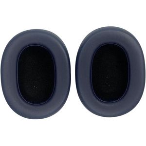 Allecto Plus - Zachte Blauwe Vervangende Oorkussens voor Over-Ear Hoofdtelefoon