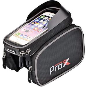 ProX Frametas fiets - Telefoonhouder Fiets - Mountainbike - stadsfiets - smartphone 6,2 Inch - 1Liter