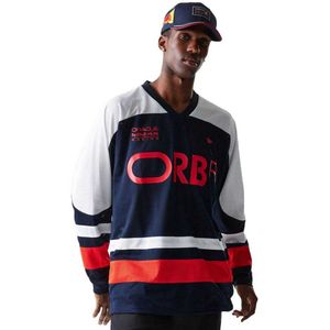 New Era - Red Bull Racing - T-shirt - Donkerblauw - Lange Mouw - V-hals