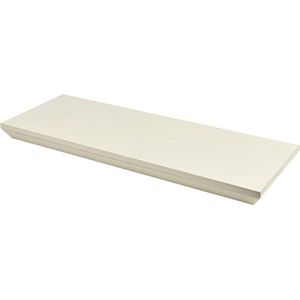 B!Organised Chunky KantoorPlank Italic Wit met FSC Keurmerk 80x29cm