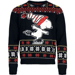 Peanuts Snoopy Heren Christmas jumper - meerkleurig - S