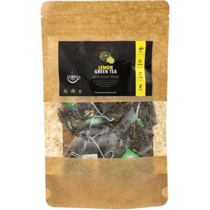 DNH - CBD thee - Groene thee met Citroen - 20 zakjes - 5MG CBD - Full spectrum - water oplosbaar - aangename smaak