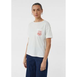 COMMA Shirt  rood / wit