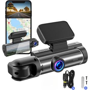 Dashcam - Daschcams - Auto - Camera - Vooruit - Achteruit - Video - Autobeveiliging - Parkeerbeveiliging - Recording - Dag en Nacht - Schadepreventie