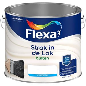 Flexa - Strak in de Lak Buitenlak Zijdeglans - Easy Peasy - Mengverf - 1 Liter