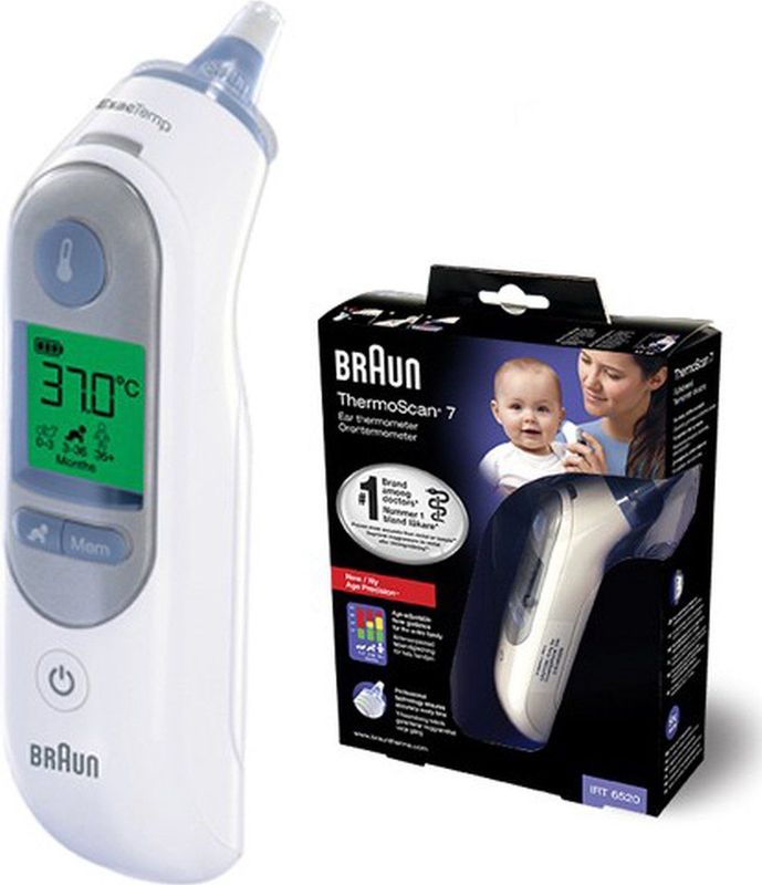 Braun IRT 6520 ThermoScan 7 thermometer kopen? Vergelijk de beste prijs op  beslist.nl