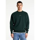 CHASIN' - Connect Round - Sweater - Donkergroen