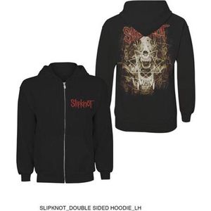 Slipknot - Skull Teeth Vest met capuchon - XXL - Zwart