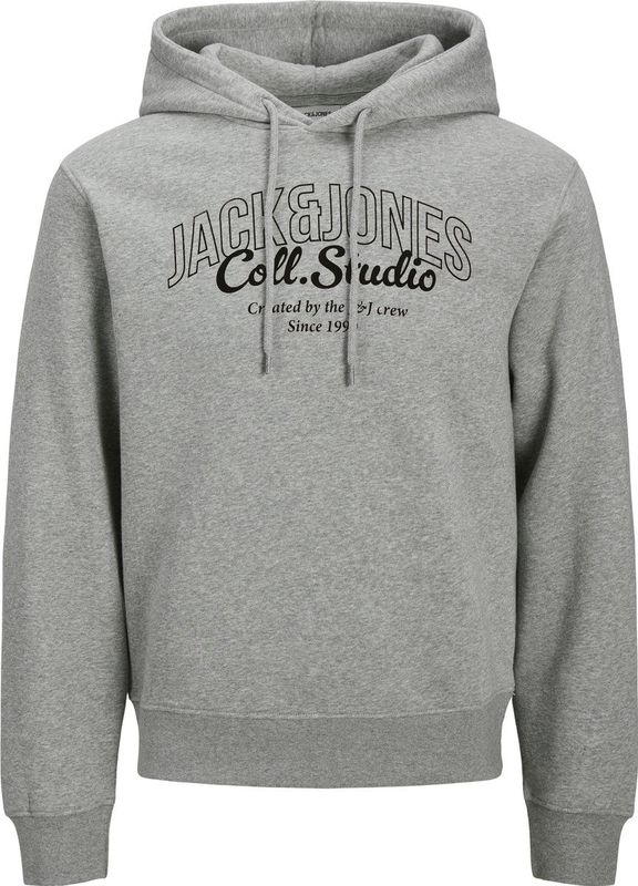 JACK&JONES - JJMAKOTO SWEAT HOOD - Hoodie - Heren - Lange Mouwen