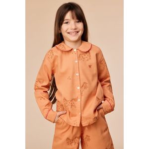 Woody Meisjes-Dames pyjama lichtoranje pony pri - maat S