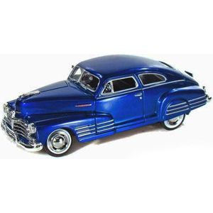 1948 Chevy Aerosedan Fleetline (Blauw) 1/24 Motor Max - Modelauto - Schaalmodel - Model auto