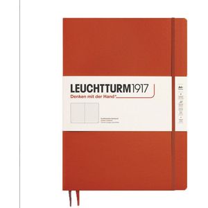 Leuchtturm master slim dotted notitieboek fox red 225x315mm