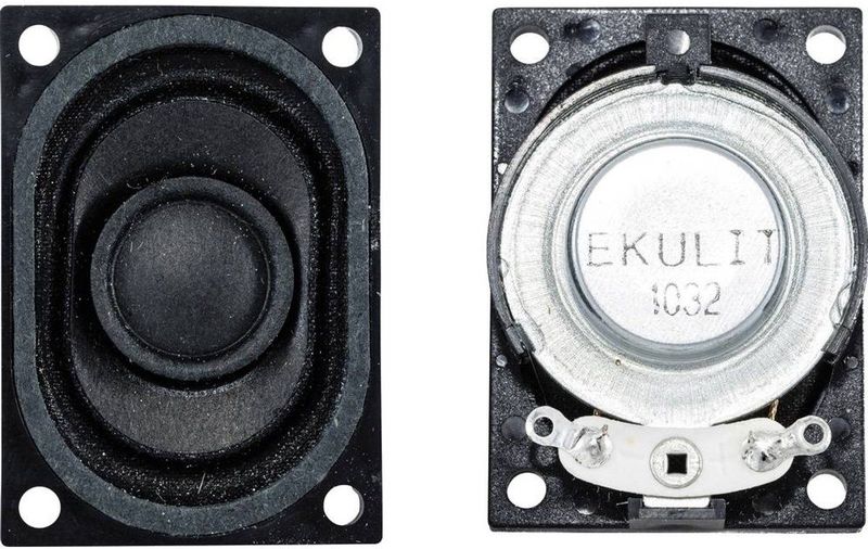 LSM-530K - Mini-luidspreker - Zwart - 1.57 inch - 2 W - Ovaal