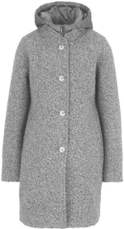 Covered Dames jas grijs (Maat: S) - Mélange