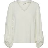 Vero Moda vmolivia l/s v-neck top wvn btq ga 10315119 birch