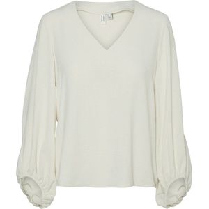 Vero Moda vmolivia l/s v-neck top wvn btq ga 10315119 birch