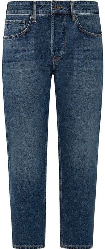 Pepe Jeans - Hw3 - Jeans - Blauw - Midden Taille - Taps Toelopende Been